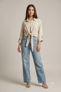 Luminea Capri Relaxed Shirt - Desert Sand