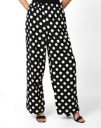 Polka Wide-Leg Pants