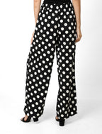 Polka Wide-Leg Pants