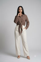 Luminea Capri Relaxed Shirt - Café Mocha