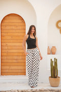 Riviera Polka Flow Pants -Off-White