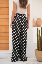Riviera Polka Flow Pants - Black